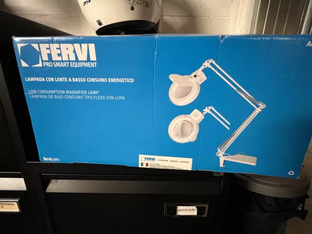 LAMPADA DA TAVOLO CON LENTE DI INGRANDIMENTO FERVI ART 0530 Professionale…
