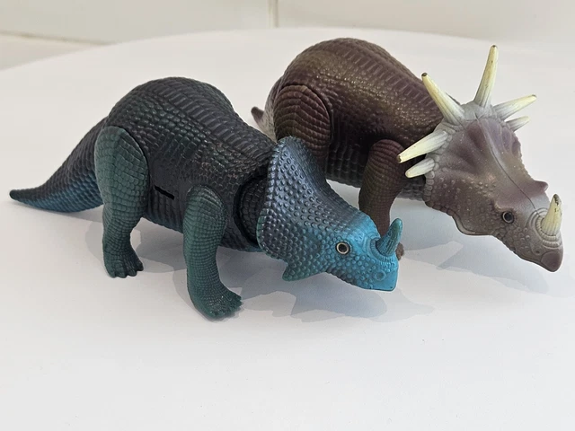 Figurines Dino Riders - Snarrl (Piton) & Ursus - Tyco GIG Italie