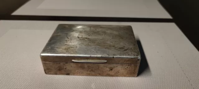 Antique Sterling Silver Cigarette boxs P&B