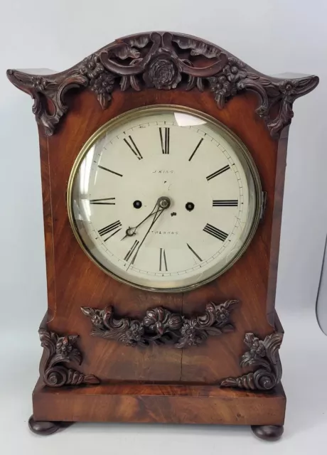Antique Georgian Twin Fusee Bracket Clock