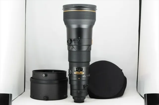 Nikon AF-S NIKKOR 600mm f/4 G SWM VR IF ED Lens Near Mint with Trunk #5310T