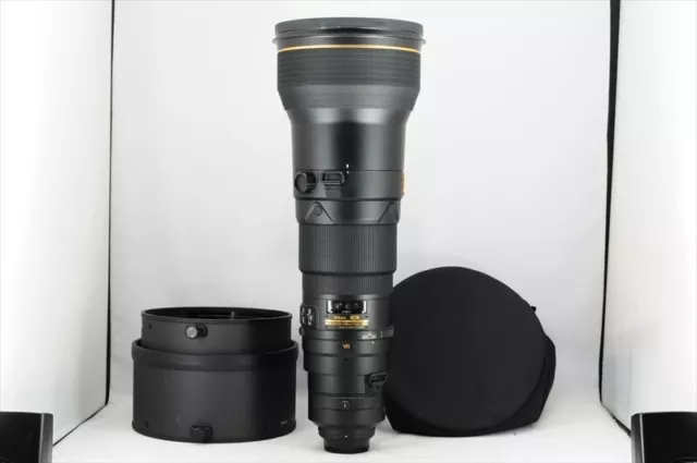 Nikon AF-S NIKKOR 600mm f/4 G SWM VR IF ED Lens Near Mint with Trunk #5310