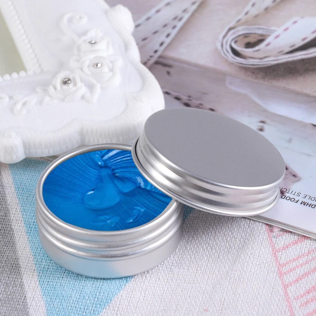 YKMYXZ 12er Set Kosmetikdosen 150ml - Rosa Plastikdosen Mit Silbernem Band & Spatel