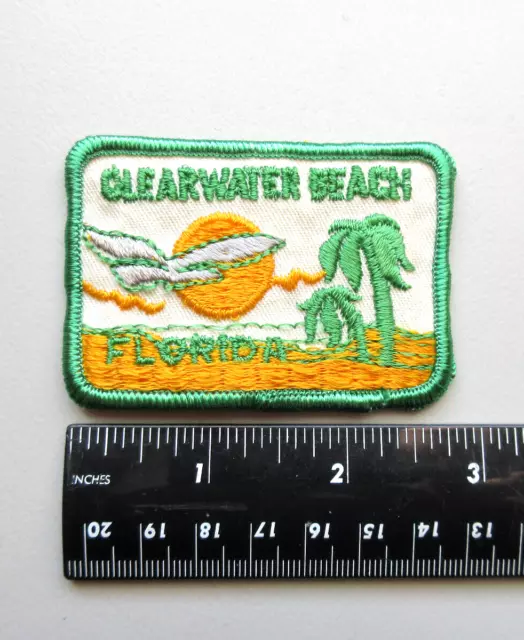Vintage Clearwater Beach Florida Souvenir & Travel Collectible Patch