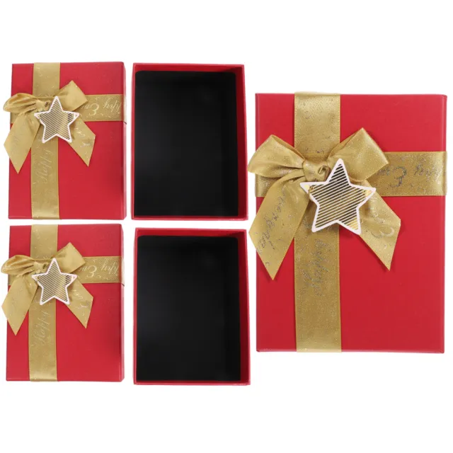 3 pz scatole caramelle festa di Natale scatola regalo confezione piccola scatola regalo vacanze