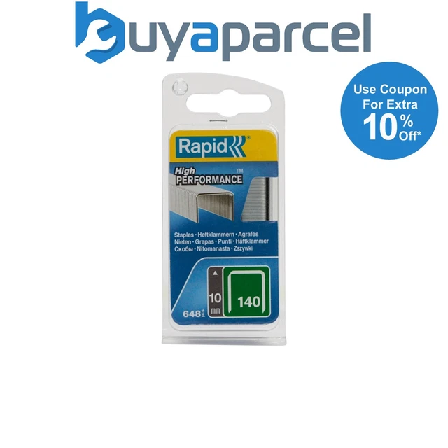 Rapid 40109515 140/10NB 10 mm Carrelli zincati (scatola stretta 650) RPD14010NB