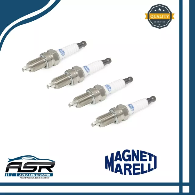 4 Bougies Magneti Marelli Alfa Mito Fiat Panda Punto 500 Punto Evo LPG Lancia