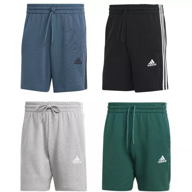 adidas Shorts kurze Hose Männer Herren aus Baumwolle mit Taschen schwarz