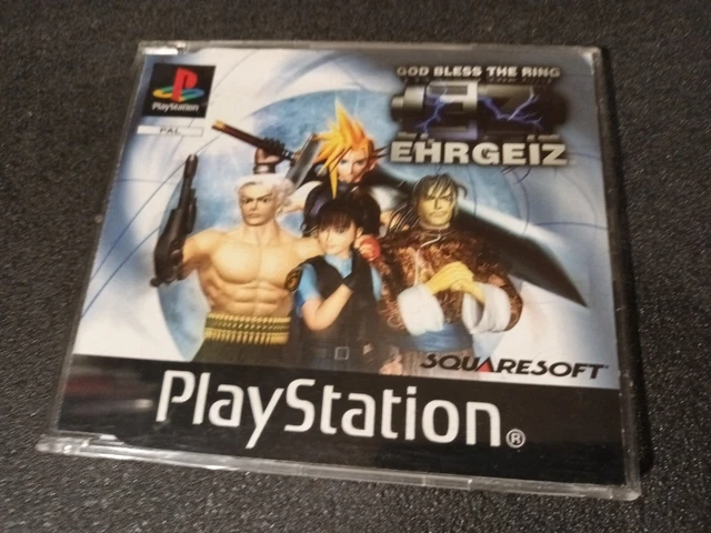 Ehrgeiz Sur PS1 (PlayStation 1) – Version PAL Promo Presse, Jeu Complet