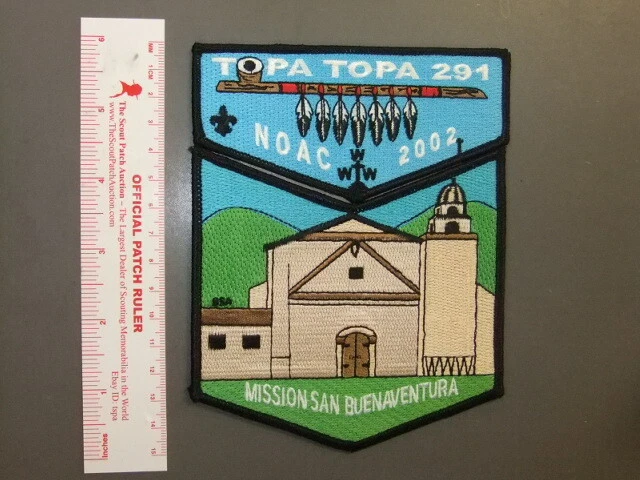 Boy Scout OA Topa Topa Lodge 291 NOAC 2002 2 Piece Set 4686W