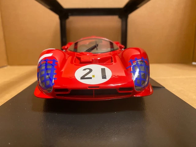 Miniature MITICA 1/18 Ferrari 330 P3 #21 - Le Mans 1966 - Bandini / Guichet - Neuve Sous Boîte