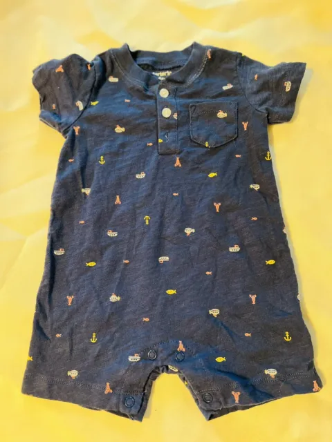 Baby boy one piece outfit Carters size 6 months