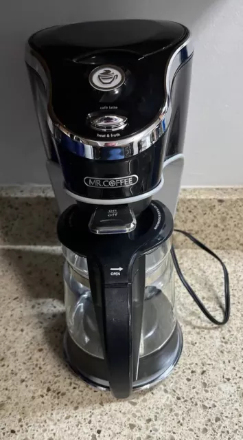 Mr. Coffee Cafe Latte Maker BVMC-EL1 HTF Works Great Heat Froth  Discontinued EUC