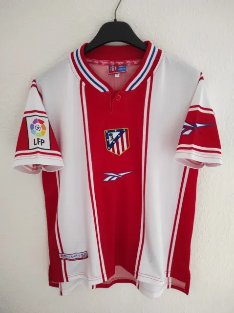ATLETICO DE MADRID 1999-2000 MODIFICADA camiseta shirt trikot maillot maglia S