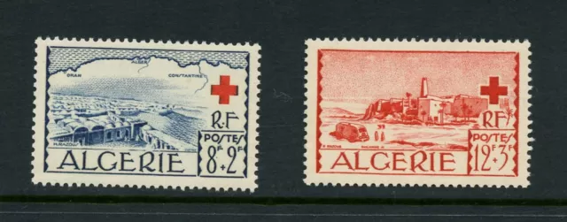 U424 Algeria 1952 Rotes Kreuz 2v. MNH