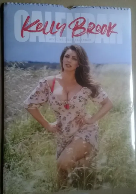 KELLY BROOK Official A3 Wall Calendar 2020 - very good condition