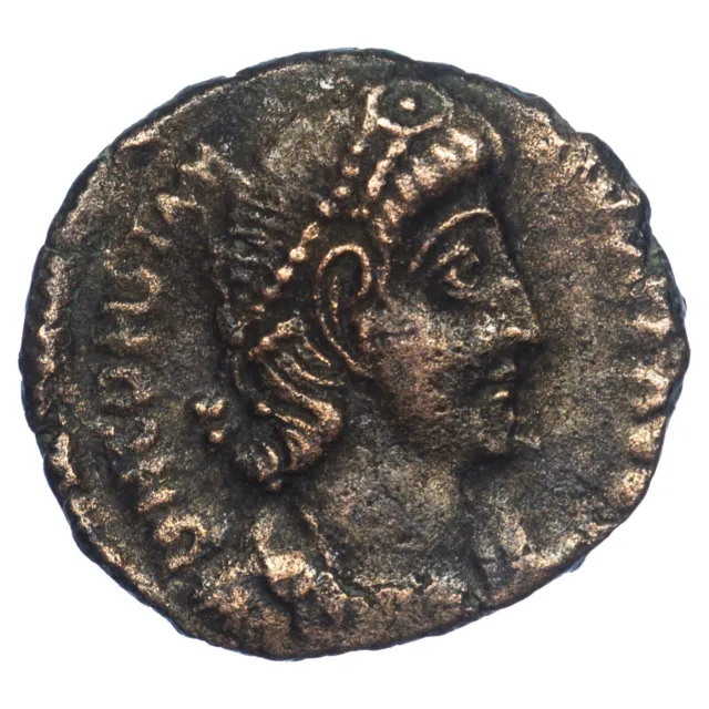 Coin Roman Constance II Maiorina) Reduced 355-361 Antioch RIC.155