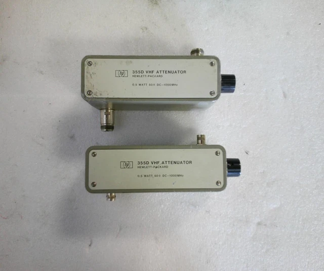 *Lot of 2* HP Agilent Keysight 355D VHF Attenuator (H368)