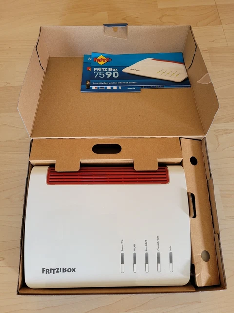 AVM FRITZ!Box 7590 WLAN Router mit Modem - Weiß (20002784)