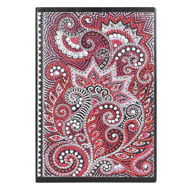 DIY Mandala Special Shaped Diamond Painting A5 Notebook 50 Pages Journal Book