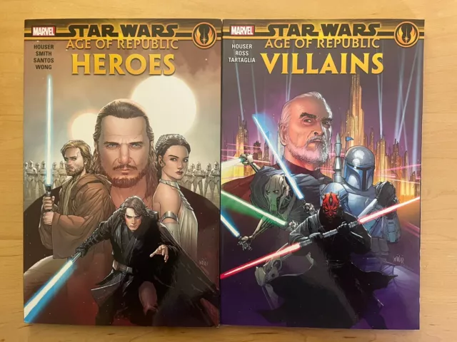 Star Wars: Age of Republic TPB Set Heroes & Villains (2019) ~ 1st Printings