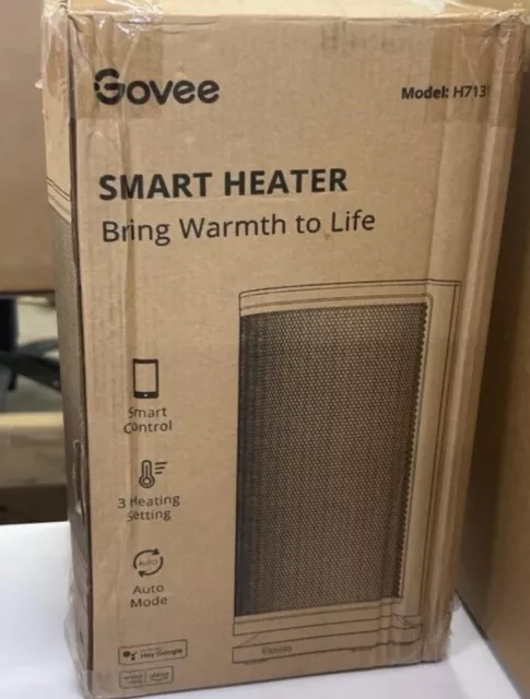 GoveeLife Smart Portable Electric Space Heater for Indoor Use 1500W H7131