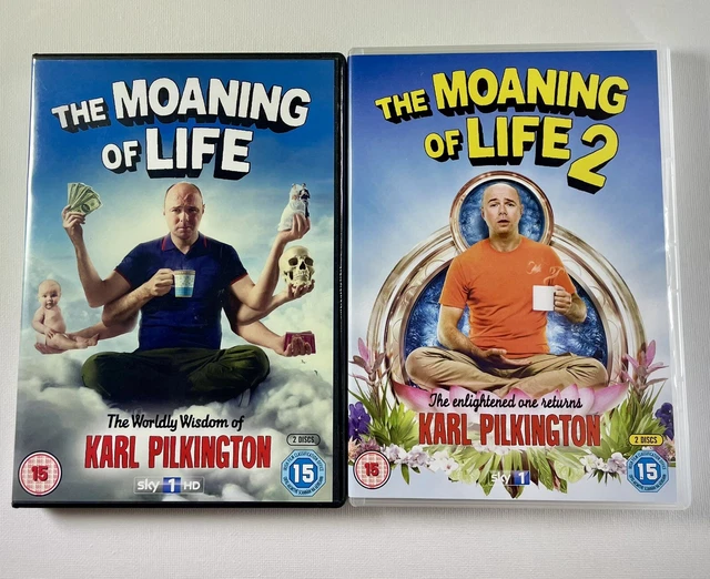 DVD KARL PILKINGTON THE MOANING OF LIFE Complete Series R2