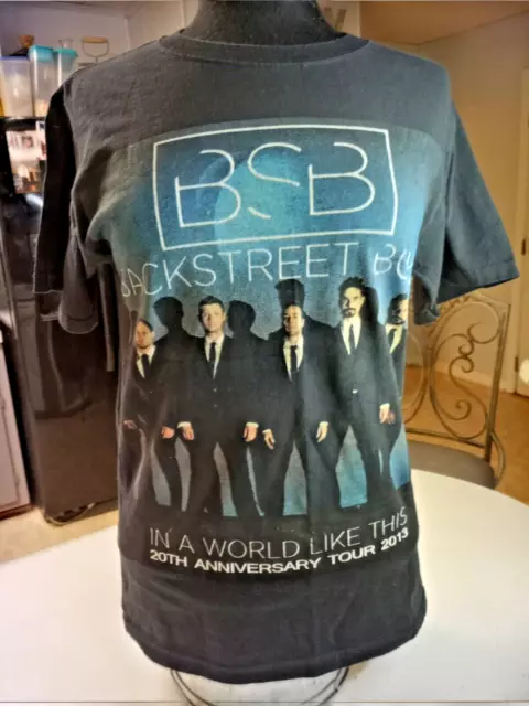 BACK STREET BOYS Tour 2013 Shirt Port & Company Adult Size Small Unisex