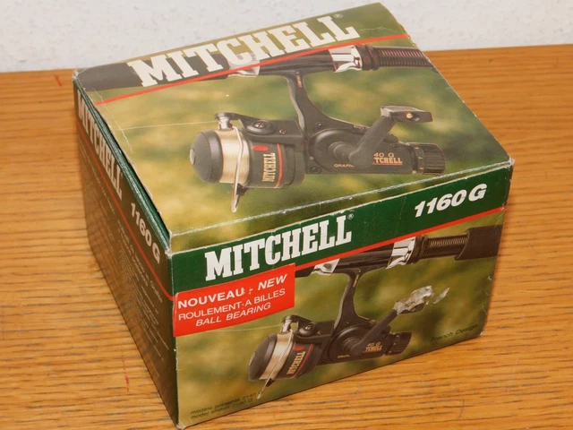 MOULINET de Pêche marque MITCHELL Turbospin 10 +boite vintage MOULINET de Pêche marque MITCHELL Turbospin 10 +boite vintage
