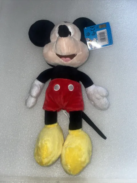 Disney Mickey Mouse Micky & Friends Plush Toy 25cm Red New With Tags