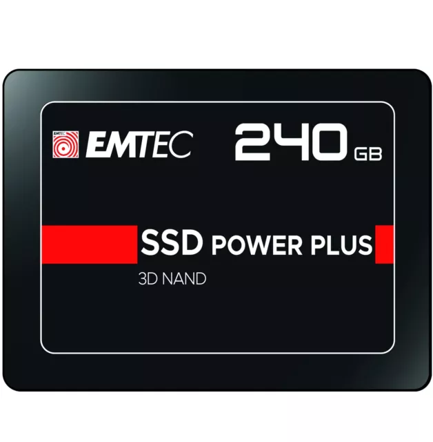 Emtec Disque Dur SSD compatible X150 Power Plus 240Go SATA 2" 1/2 240GB