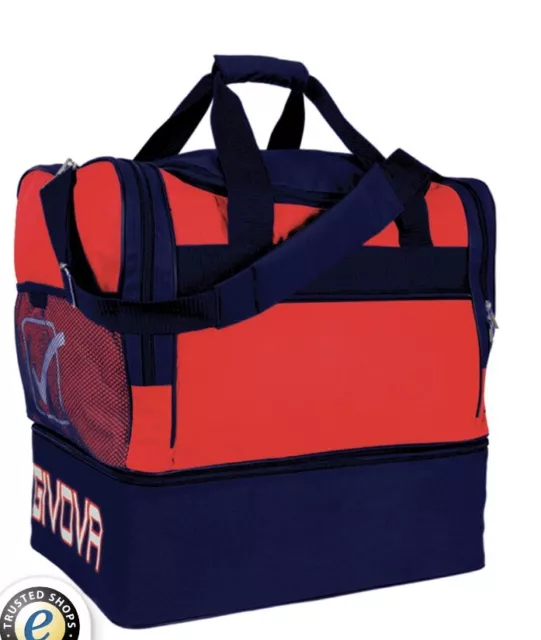 BORSA BORSONE BIG 10 Rosso Blu GIVOVA SPORT CALCIO CALCETTO FITNESS PALESTRA 2