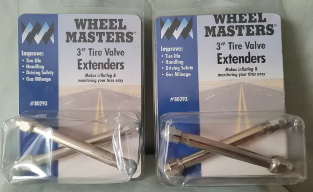 Wheel Masters 80293 Straight Valve Extenders-3" 2-2pks