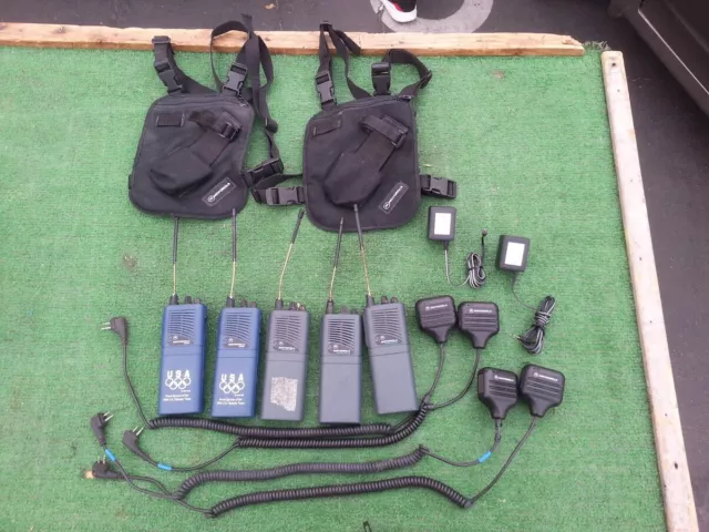 2 Way Radios. Hand Held Portable Motorola Model P24Sht20G2Aa X 5 Pieces, + More