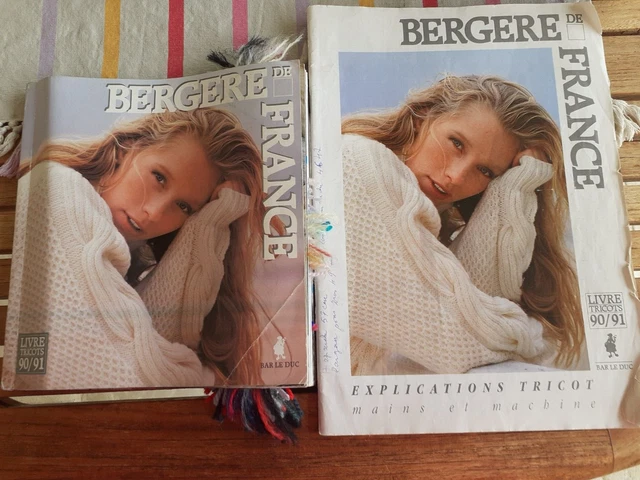 CATALOGUE ET EXPLICATIONS livre-tricots Bergere de France 90/91 EUR 7