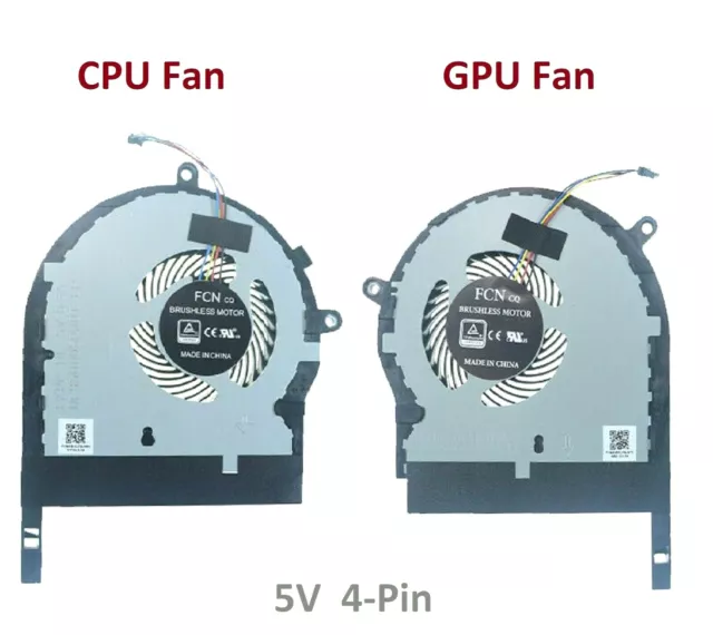 ASUS ROG FX504FE TUF Gaming FX504G FX504GD FX504GE FX504GM CPU GPU Cooling Fan #