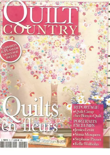 Quilt Country N°13 Quilts En Fleurs