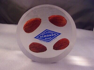 Blue Diamond Almonds Advertising Lucite Paperweight Flawless