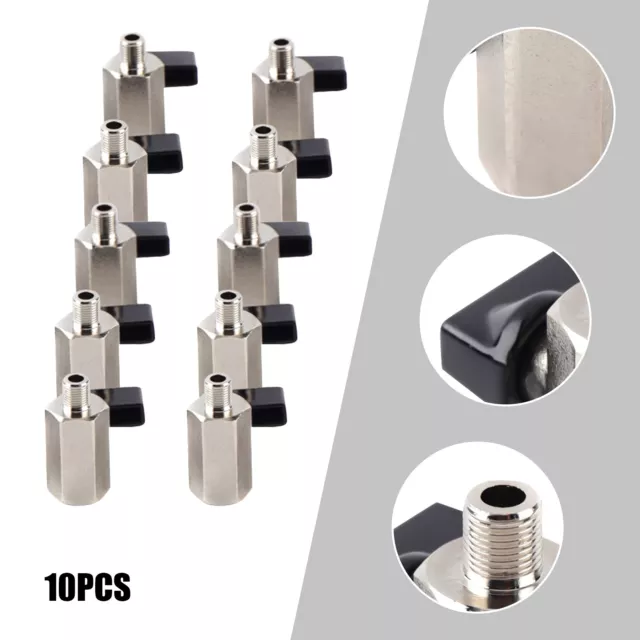 Mini Ball Valve With Handle Female x Male NPT Thread 1/8'' 304 Stainless Steel