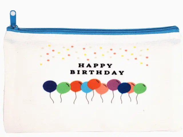 Bolsa de cosméticos, bolsa de regalo de cumpleaños, diversión fiesta favores ¡Personaliza con cualquier texto!
