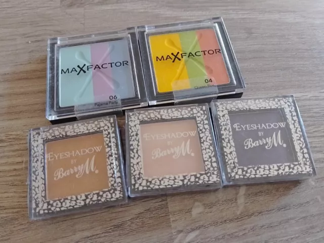 Make-up Konvolut Lidschatten Max Factor Revolution Barry M kleiner Restposten Kosmetik