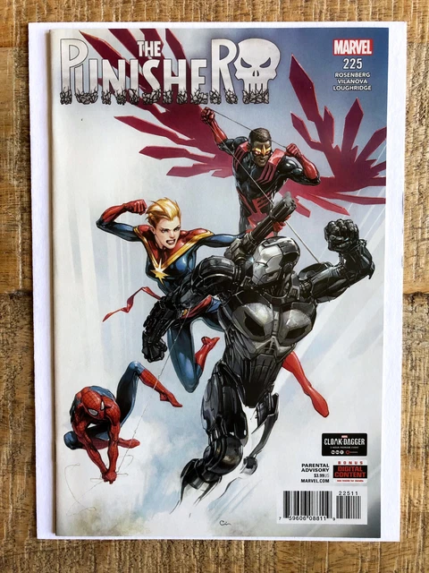Punisher vol.2 #225. The Punisher War Machine Armor (Marvel 2018) NM-