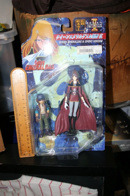 True Vintage Old School Anime Queen Emeraldas & Umino Hiroshi Figure   JSH