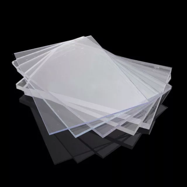 2/3/4mm Variety Acrylic Perspex Sheet Cut to Size Panel Plastic Satin Glos