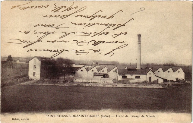 CPA AK St-ÉTIENNE-de-St-GEOIRS - Silk Weaving Plant (392203)