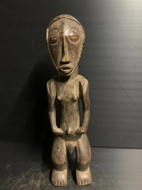 Art africain/Africa art/Tribal art:Statue-Masque Hemba de la RDC  43 cm