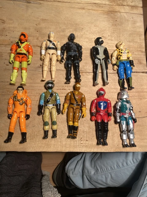 Gi Joe Figuras De Accion Antiguas Conjunto De 40 Vintage GI Joe