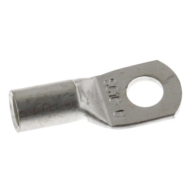 10x Cosse tubulaire vierge 16mm² Diamètre du trou M6 Anneau Cuivre en boîte
