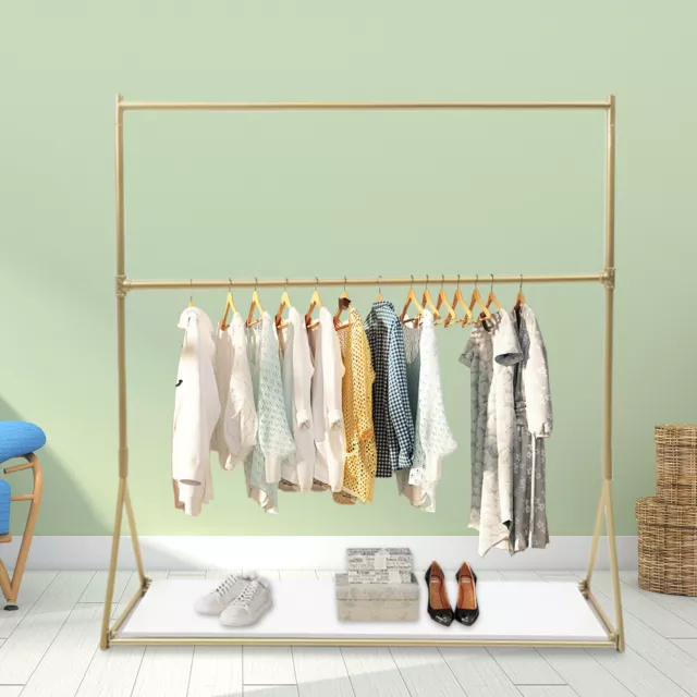 Shop Commercial Garment Rack Clothes Display Hanger Storage Organizer Shelves US