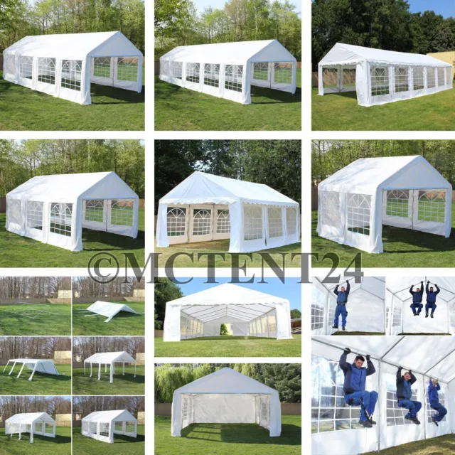 Tenda per feste gazebo impermeabile PE / PVC tendone per feste 3x2 - 6x12 m qualità professionale NUOVO